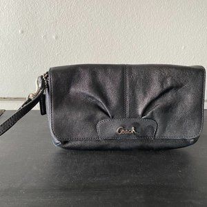 Coach Leather Wristlet